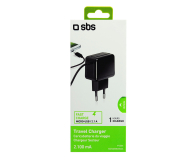 Ładowarka Sieciowa SBS 2000 mAh z kablem micro - 1386813 - zdjęcie 2